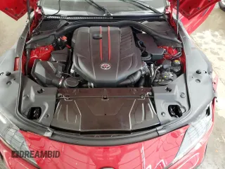 2020 Toyota GR Supra 3.0 with VIN WZ1DB4C08LW022135, listed as a Copart auction lot 72542424 with 17,421 mi miles and Salvage Title. Bid and sale history available at carsss.com. Image 11.
