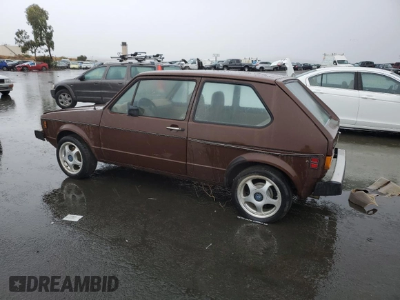 1979 Volkswagen Rabbit z VIN 1793863402, wystawiony jako Copart lot #79580954 z przebiegiem 82 349 mil mil oraz Czysty tytuł • Clean title. Historia ofert i sprzedaży dostępna na DreamBid. Obrazek 2.