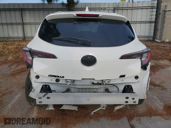 2022 Toyota Corolla Hatchback SE with VIN JTND4MBE6N3190149, listed as a Copart auction lot 66313594 with 47,069 mi miles and Salvage Title. Bid and sale history available at carsss.com. Image 6.