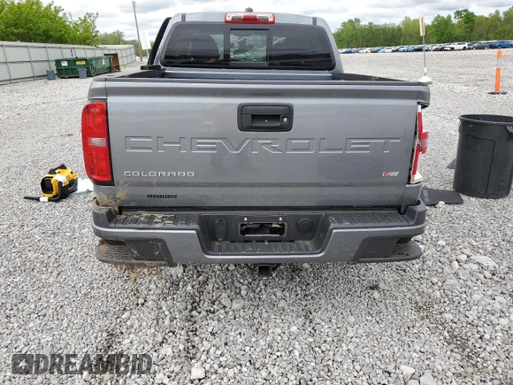 2021 Chevrolet Colorado 4WD LT с VIN 1GCGTCEN5M1298492, выставлен на аукционе Copart как лот 56751315 с пробегом 21 833 миль миль и Списание • Salvage title. История ставок и продаж доступна на DreamBid. Изображение 6.