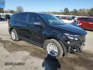 2023 Chevrolet Equinox LS with VIN 3GNAX5EG7PL201272, listed as a Copart auction lot 85886774 with 33,910 mi miles and Salvage title. Bid and sale history available at DreamBid. Image 4.