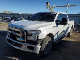 2017 Ford F-150 XL with VIN 1FTFW1EF3HKE23358, listed as a Copart auction lot 88858255 with 214,533 mi miles and Salvage Title. Bid and sale history available at carsss.com. Image 1.