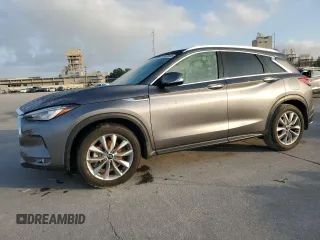 2022 Infiniti QX50 Luxe z VIN 3PCAJ5BA5NF107929, wystawiony jako Copart lot #54662695 z przebiegiem 36 563 mil mil oraz Szkoda całkowita • Salvage title. Historia ofert i sprzedaży dostępna na DreamBid. Obrazek 1.