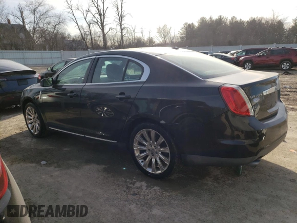 2009 Lincoln MKS with VIN 1LNHM94R69G621456, listed as a Copart auction lot 46830445 with 161,656 mi miles and Salvage Title. Bid and sale history available at carsss.com. Image 2.
