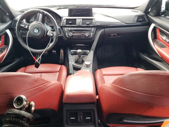 2015 BMW 3 Series 335i xDrive with VIN WBA3B9C51FJ466314, listed as a Copart auction lot 83067354 with 123,643 mi miles and Salvage title. Bid and sale history available at DreamBid. Image 8.