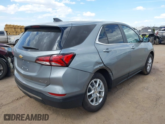2024 Chevrolet Equinox LT with VIN 3GNAXUEG3RS199409, listed as a IAAI auction lot 42043712 with 25,448 mi miles and . Bid and sale history available at DreamBid. Image 6.