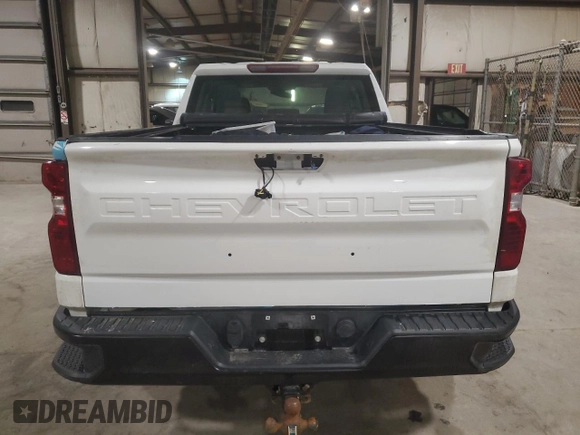 2021 Chevrolet Silverado 1500 Work Truck with VIN 1GCRYAEF2MZ107829, listed as a Copart auction lot 47402655 with 99,645 mi miles and Clean Title. Bid and sale history available at DreamBid. Image 6.
