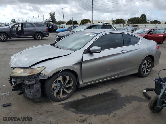 2016 Honda Accord Coupe LX-S with VIN 1HGCT1B37GA008992, listed as a Copart auction lot 44658885 with 116,449 mi miles and Salvage Title. Bid and sale history available at carsss.com. Image 1.