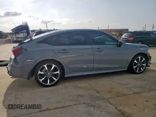 2025 Honda Civic Sedan Hybrid Sport with VIN 2HGFE4F87SH303311, listed as a Copart auction lot 54531165 with 2,573 mi miles and Salvage Title. Bid and sale history available at carsss.com. Image 3.