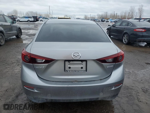 2016 Mazda 3 i Touring with VIN 3MZBM1V75GM286733, listed as a Copart auction lot 46906915 with 37,989 mi miles and Salvage Title. Bid and sale history available at carsss.com. Image 6.