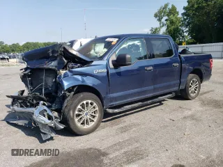 2019 Ford F-150 XL with VIN 1FTEW1CBXKKE76125, listed as a Copart auction lot 61911284 with 90,228 mi miles and Salvage title. Bid and sale history available at DreamBid. Image 1.