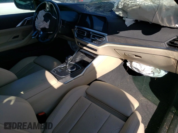 2022 BMW 4 Series 430i xDrive with VIN WBA73AP08NCJ14493, listed as a Copart auction lot 42267774 with 15,746 mi miles and Non Repairable. Bid and sale history available at DreamBid. Image 8.