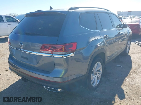 2023 Volkswagen Atlas SE with VIN 1V2JR2CA4PC538749, listed as a IAAI auction lot 41206267 with 23,197 mi miles and . Bid and sale history available at DreamBid. Image 4.