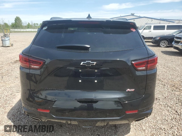 2023 Chevrolet Blazer RS z VIN 3GNKBKRS3PS231472, wystawiony jako Copart lot #58128315 z przebiegiem 17 451 mil mil oraz Szkoda całkowita • Salvage title. Historia ofert i sprzedaży dostępna na DreamBid. Obrazek 6.
