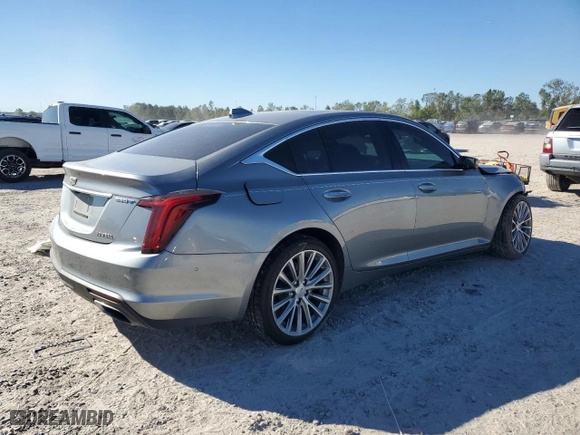 2023 Cadillac CT5 Premium Luxury with VIN 1G6DS5RW8P0128659, listed as a Copart auction lot 80436844 with 40,797 mi miles and Salvage Title. Bid and sale history available at carsss.com. Image 3.