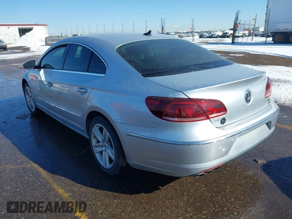 2014 Volkswagen CC Sport with VIN WVWBP7AN5EE508465, listed as a IAAI auction lot 41403844 with 97,445 mi miles and . Bid and sale history available at DreamBid. Image 3.