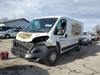 2023 Ram ProMaster Cargo with VIN 3C6LRVAG8PE503411, listed as a Copart auction lot 84012384 with Not Provided miles and Salvage Title. Bid and sale history available at DreamBid. Image 1.