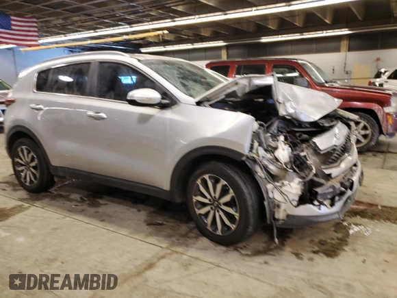 2018 Kia Sportage EX with VIN KNDPN3AC6J7324394, listed as a Copart auction lot 45416665 with 82,494 mi miles and Salvage Title. Bid and sale history available at DreamBid. Image 4.