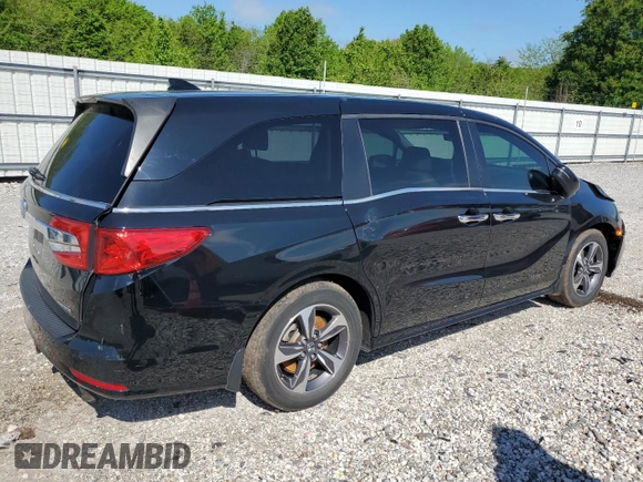 2019 Honda Odyssey Touring with VIN 5FNRL6H84KB014970, listed as a Copart auction lot 53571835 with 116,219 mi miles and Salvage title. Bid and sale history available at DreamBid. Image 3.