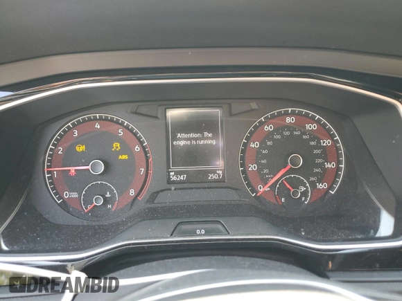 2019 Volkswagen Jetta S z VIN 3VWC57BU1KM098105, wystawiony jako Copart lot #61241715 z przebiegiem 56 247 mil mil oraz Szkoda całkowita • Salvage title. Historia ofert i sprzedaży dostępna na DreamBid. Obrazek 9.