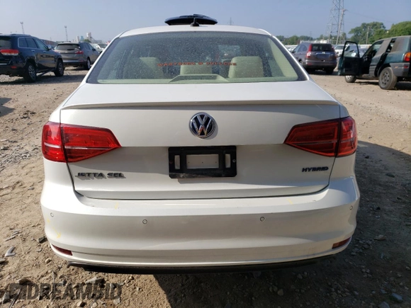 2015 Volkswagen Jetta Sedan Hybrid SEL Premium with VIN 3VW637AJXFM316204, listed as a Copart auction lot 55303853 with 100,746 mi miles. Bid and sale history available at carsss.com. Image 6.