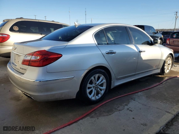 2013 Hyundai Genesis 3.8L with VIN KMHGC4DD3DU236081, listed as a Copart auction lot 47259895 with 131,894 mi miles and Salvage Title. Bid and sale history available at carsss.com. Image 3.