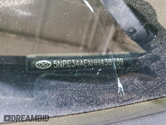 2017 Hyundai Sonata Sport with VIN 5NPE34AFXHH438739, listed as a Copart auction lot 51800645 with Not Provided miles and Clean Title. Bid and sale history available at DreamBid. Image 12.