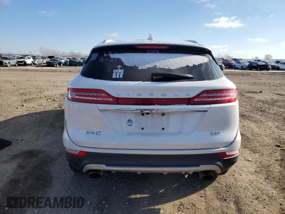 2019 Lincoln MKC Reserve with VIN 5LMTJ3DH7KUL50547, listed as a Copart auction lot 87255264 with Not Provided miles and Salvage Title. Bid and sale history available at DreamBid. Image 6.