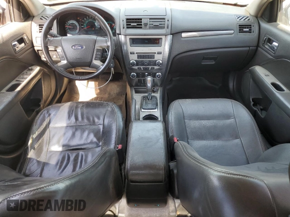 2010 Ford Fusion SEL with VIN 3FAHP0JA2AR222374, listed as a Copart auction lot 53811025 with 221,593 mi miles and Clean Title. Bid and sale history available at DreamBid. Image 8.