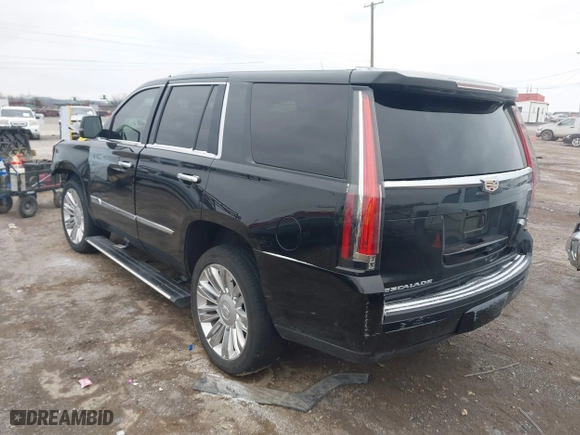 2017 Cadillac Escalade Platinum with VIN 1GYS4DKJ4HR337718, listed as a IAAI auction lot 41229425 with 94,121 mi miles. Bid and sale history available at carsss.com. Image 3.