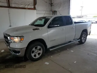 2022 Ram 1500 Big Horn with VIN 1C6SRFBT3NN475958, listed as a Copart auction lot 60032975 with 56,177 mi miles and Salvage title. Bid and sale history available at DreamBid. Image 1.