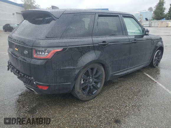 2021 Land Rover Range Rover Sport HSE Silver Edition with VIN SALWR2SU6MA755710, listed as a Copart auction lot 49348185 with 42,871 mi miles and Salvage title. Bid and sale history available at DreamBid. Image 3.