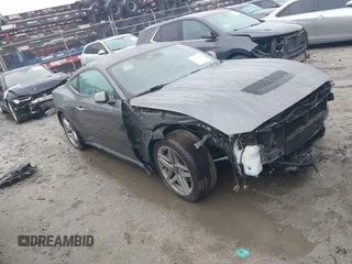 2024 Ford Mustang GT with VIN 1FA6P8CF6R5420615, listed as a IAAI auction lot 41887190 with 17,800 mi miles and . Bid and sale history available at DreamBid. Image 1.