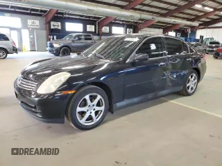2004 Infiniti G35 w/Leather with VIN JNKCV51F14M715171, listed as a Copart auction lot 53709915 with 193,976 mi miles and Non Repairable. Bid and sale history available at DreamBid. Image 1.