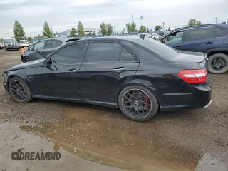 2011 Mercedes-Benz E 63 AMG with VIN WDDHF7HB8BA432130, listed as a Copart auction lot 61106204 with 165,952 mi miles and Salvage title. Bid and sale history available at DreamBid. Image 2.