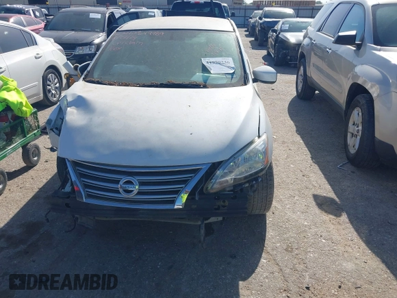 2013 Nissan Sentra SV with VIN 3N1AB7AP2DL649989, listed as a IAAI auction lot 41979236 with 154,815 mi miles and . Bid and sale history available at DreamBid. Image 6.
