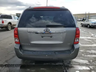 2012 Kia Sedona EX with VIN KNDMH4C76C6445077, listed as a Copart auction lot 49629305 with 184,377 mi miles and Salvage Title. Bid and sale history available at carsss.com. Image 6.
