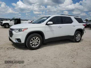 2019 Chevrolet Traverse LT Cloth with VIN 1GNERGKWXKJ174782, listed as a Copart auction lot 67691144 with 130,853 mi miles and Salvage Title. Bid and sale history available at carsss.com. Image 1.