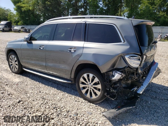 2017 Mercedes-Benz GLS with VIN 4JGDF6EE8HA817886, listed as a Copart auction lot 59257833 with 44,323 mi miles. Bid and sale history available at carsss.com. Image 2.