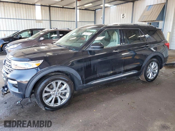 2023 Ford Explorer Limited z VIN 1FMSK7FH6PGB60809, wystawiony jako Copart lot #56396885 z przebiegiem 49 547 mil mil oraz Szkoda całkowita • Salvage title. Historia ofert i sprzedaży dostępna na DreamBid. Obrazek 1.