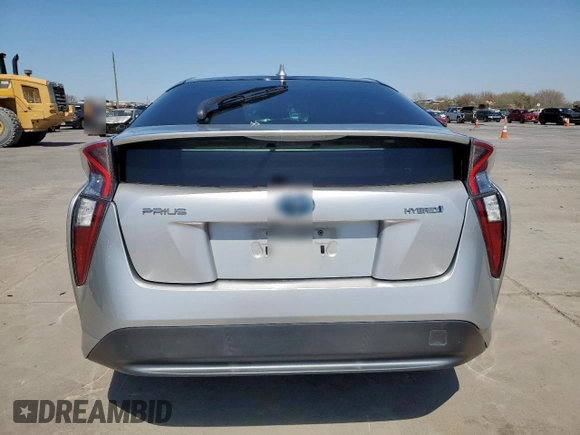 2016 Toyota Prius Four with VIN JTDKARFU7G3008299, listed as a Copart auction lot 50014625 with 94,023 mi miles and Clean Title. Bid and sale history available at carsss.com. Image 6.