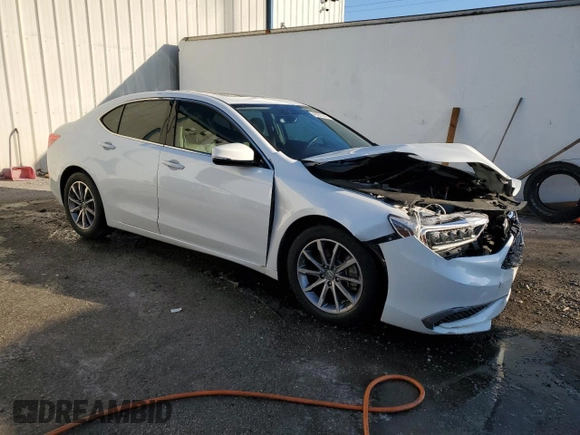 2020 Acura TLX w/Technology Pkg with VIN 19UUB1F54LA012642, listed as a Copart auction lot 46291945 with 52,859 mi miles and Non Repairable. Bid and sale history available at carsss.com. Image 4.