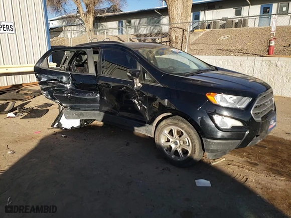 2021 Ford EcoSport SE with VIN MAJ3S2GEXMC444470, listed as a Copart auction lot 42573665 with 36,500 mi miles and Salvage Title. Bid and sale history available at carsss.com. Image 10.