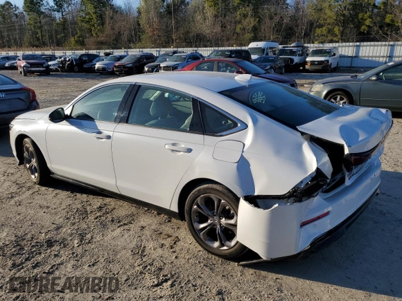 2023 Honda Accord EX-L with VIN 1HGCY2F6XPA036426, listed as a Copart auction lot 49704235 with 25,981 mi miles and Salvage title. Bid and sale history available at DreamBid. Image 2.