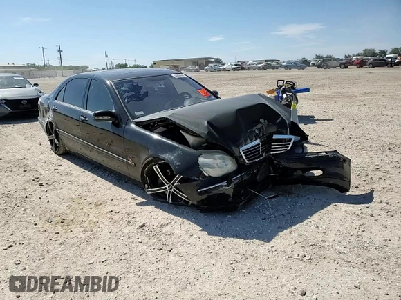 2001 Mercedes-Benz S 320/430/500 with VIN WDBNG70J21A221144, listed as a Copart auction lot 56856945 with Not provided miles and Salvage title. Bid and sale history available at DreamBid. Image 13.