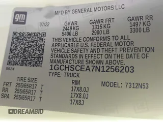 2022 Chevrolet Colorado 2WD LT with VIN 1GCHSCEA7N1256203, listed as a IAAI auction lot 42490706 with 42,378 mi miles and . Bid and sale history available at DreamBid. Image 9.