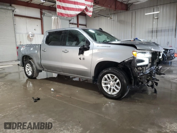 2024 Chevrolet Silverado 1500 LT with VIN 1GCPDKEK7RZ101988, listed as a Copart auction lot 86182564 with 19,067 mi miles and Salvage Title. Bid and sale history available at carsss.com. Image 4.