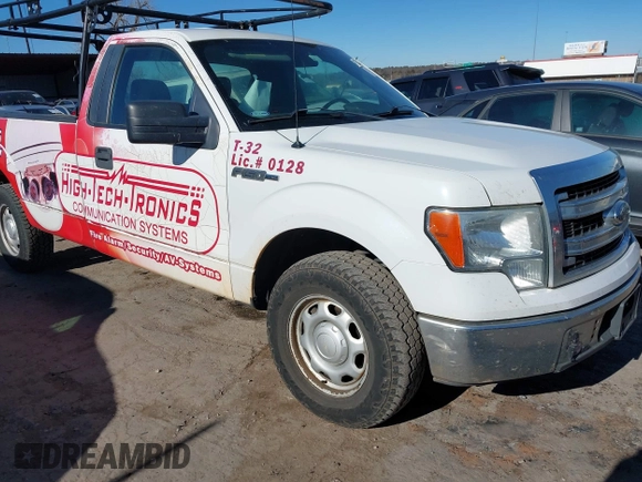 2013 Ford F-150 XL with VIN 1FTNF1CF5DKE46827, listed as a IAAI auction lot 41169219 with 230,976 mi miles. Bid and sale history available at carsss.com. Image 1.