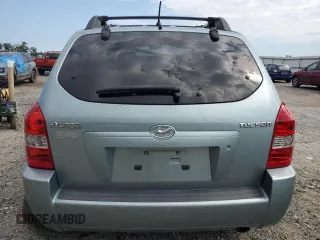 2007 Hyundai Tucson GLS with VIN KM8JM12B27U493059, listed as a Copart auction lot 66892704 with 36,562 mi miles and Salvage Title. Bid and sale history available at carsss.com. Image 6.