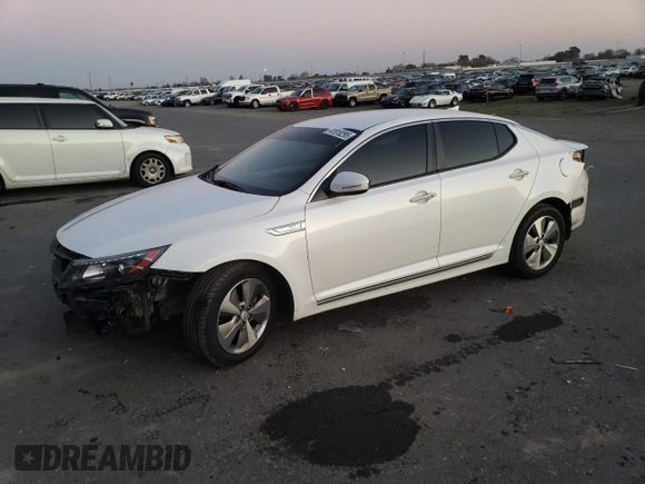 2016 Kia Optima Hybrid EX with VIN KNAGN4AD6G5099121, listed as a Copart auction lot 41818295 with 0 mi miles and Salvage Title. Bid and sale history available at carsss.com. Image 1.